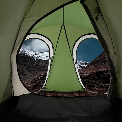 Geertop Portable 2 Person 4 Season Tent Waterproof Backpacking Tent Double Layer All Weather for Camping Hiking Travel Climbing Mountaineering