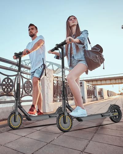 WERHY Electric Scooter, 8.5"/10"/14" Tire, Powerful 350/500W Motor, Top Speed 19/22 MPH, 21-28Miles Max Range