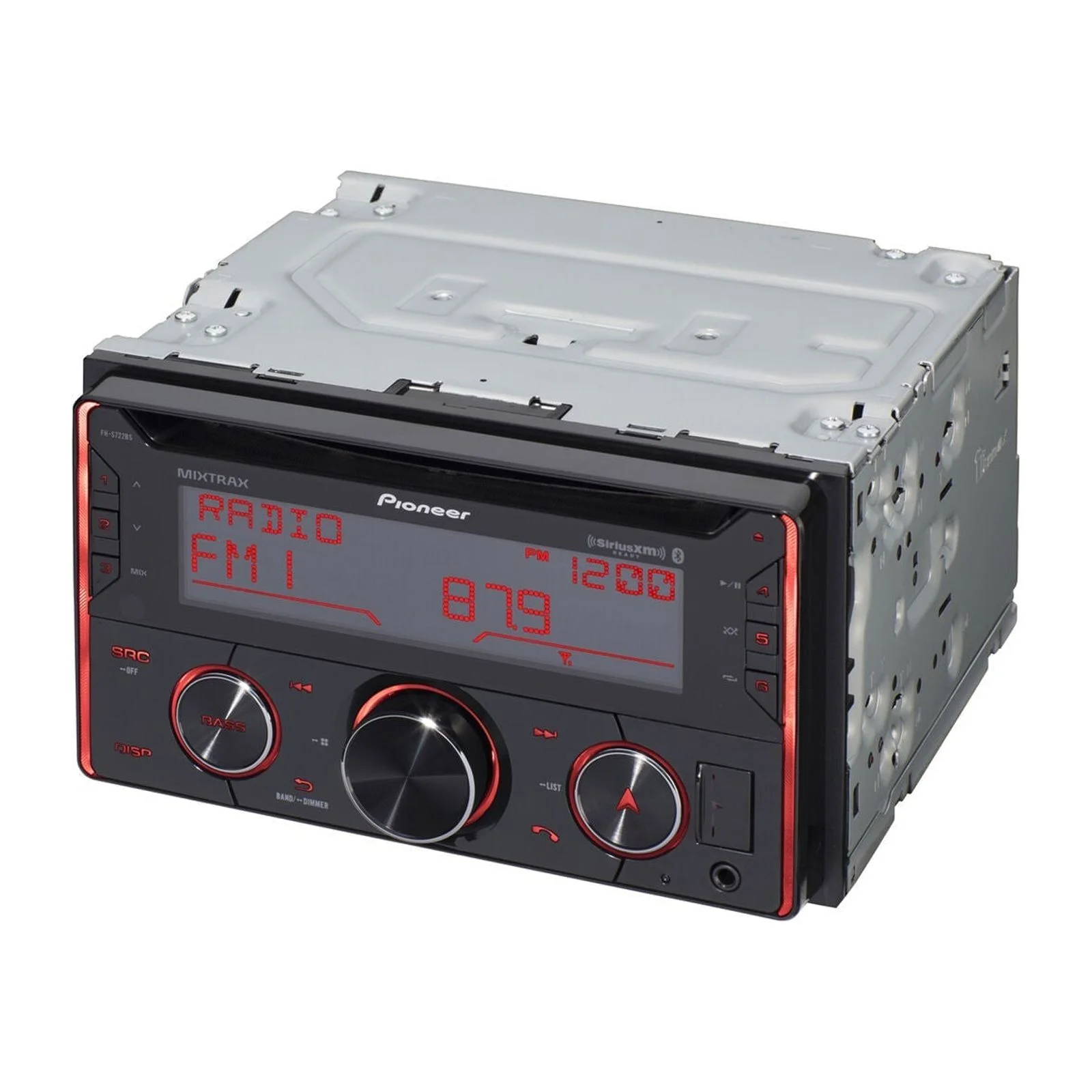 Pioneer FH-S722BS  Double DIN + 2 Pioneer TS-G1620F 6.5" 300Watt Speakers
