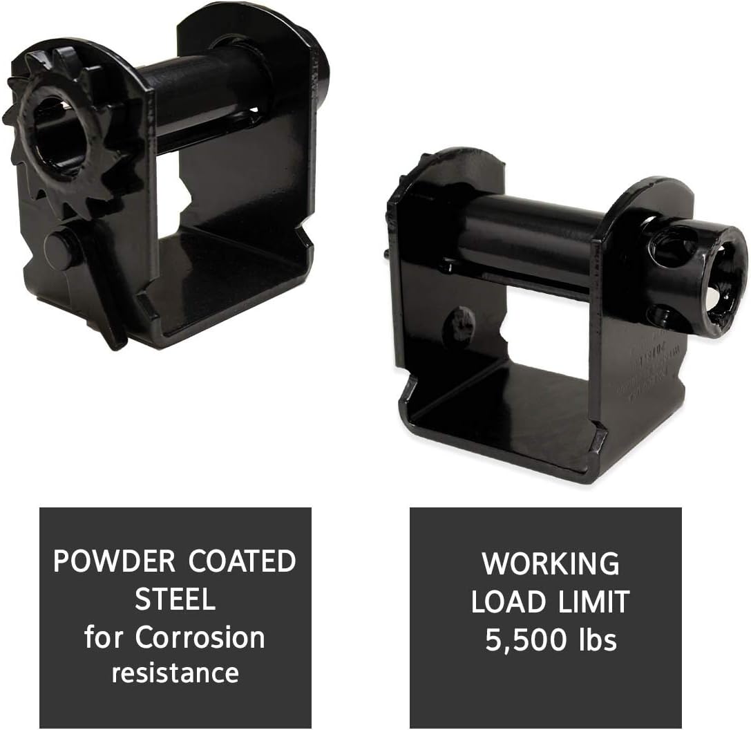 DC Cargo Mall Sliding Winch for Flatbed Trailer | Heavy Duty Standard Tie-Down Winch