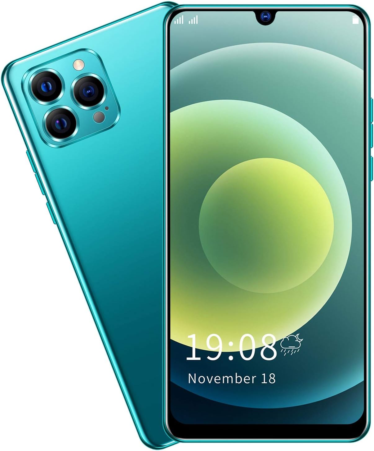 5.45 inch Smartphone, HD Full Screen Unlocked Cell Phones, for Android 6.0 Face Fingerprint Smart Phone, 1GB/8GB, HD Camera Mobil Phone