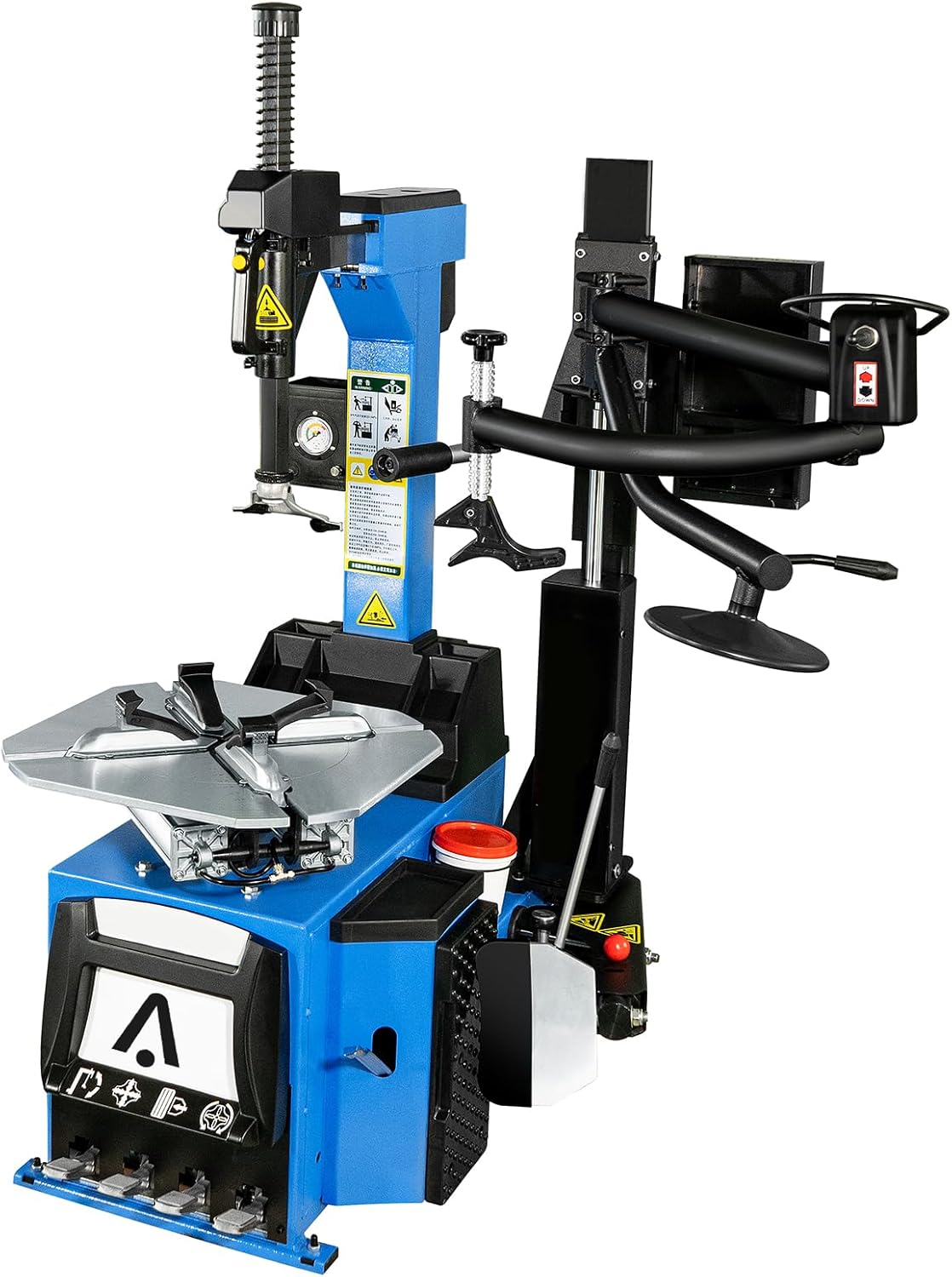 Acekool 1.5HP Tire Changer Machine, Pneumatic Tilt-back Automatic Tire Machine & Balancer Combo, Rim Clamp 10″-24″, Tire Bead Breaker 41.3″(1050mm)