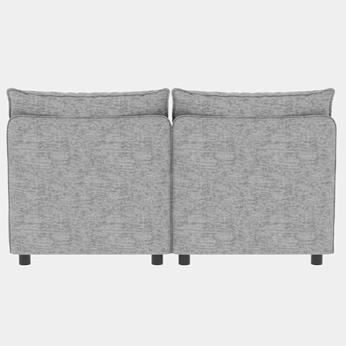 Oversized Modular Storage Sectional Sofa Customizable Seating Group Sofa&Couch Convertible Sleeper Sofabed with Movable Ottomans and Seat