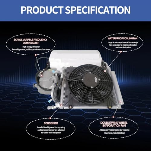 Electric Car RV Roof Air Conditioner Automobile Heat And Cool Rooftop Parking Air Conditioning 12V 24V 48V 60V 72V 90V 220V For Camper Van Motorhome