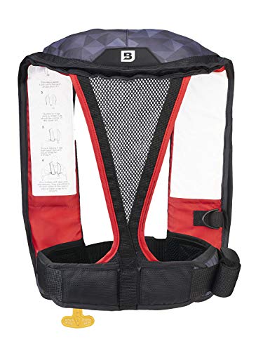 BLUESTORM Atmos 40 Automatic/Manual Inflatable PFD Life Jacket for Adults | US Coast Guard (USCG) Approved Life Vest
