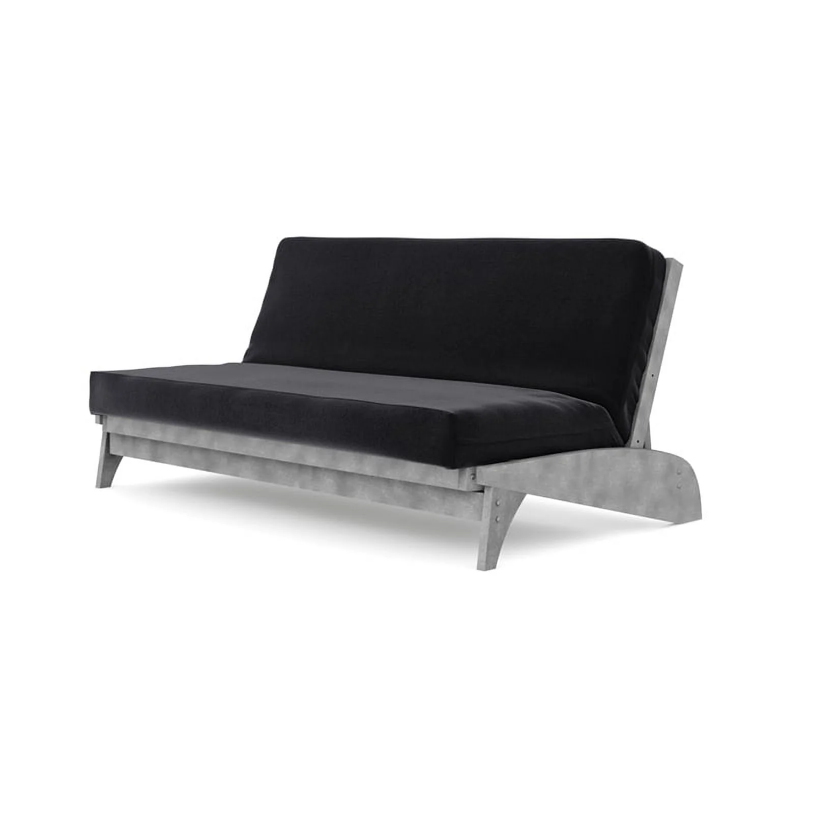 The Dillon all wood Queen Size Futon Frame in Gray