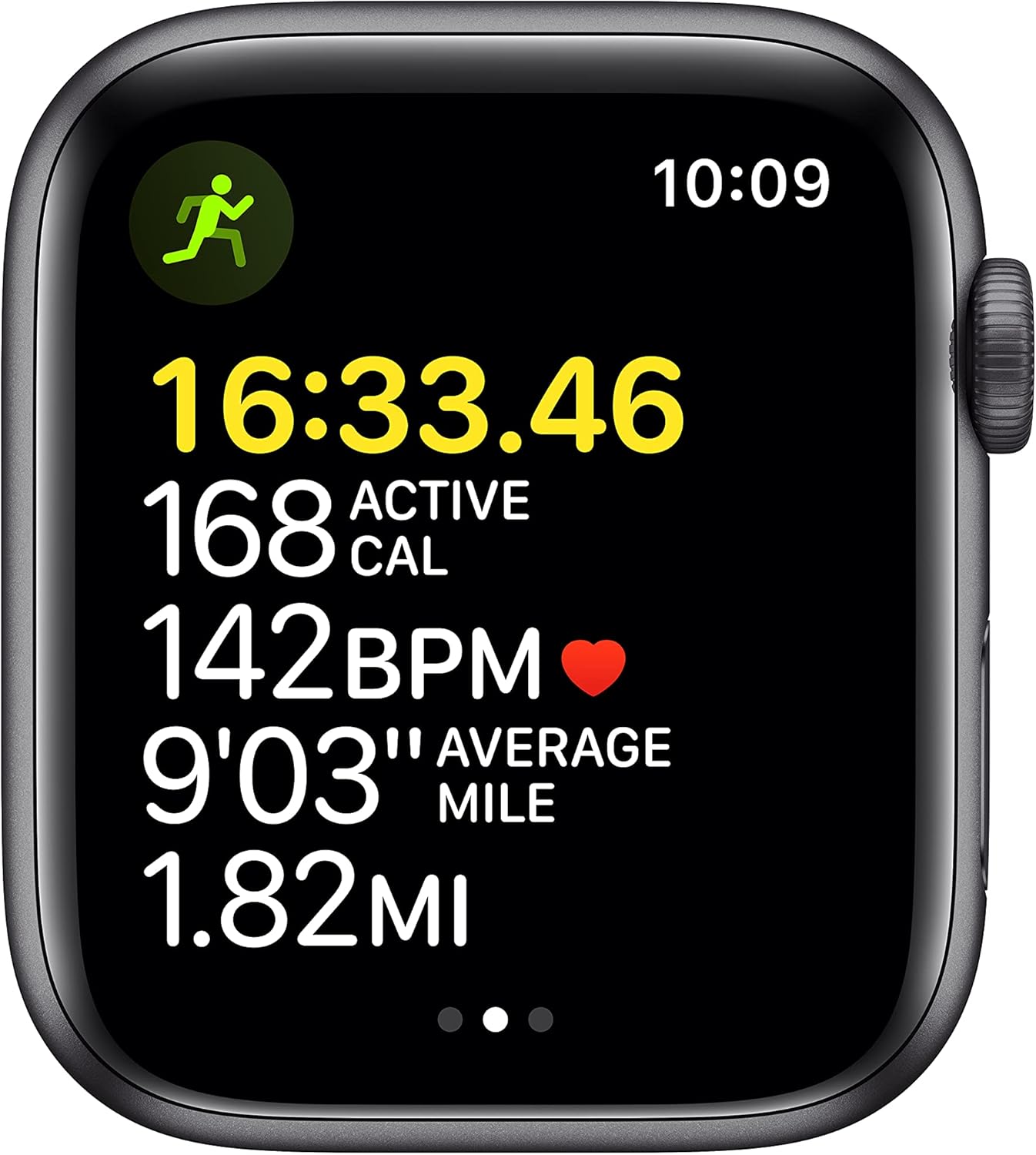 Apple Watch SE (Gen 1) [GPS 44mm] Smart Watch w/Space Grey Aluminium Case with Midnight Sport Band. Fitness & Activity Tracker, Heart Rate Monitor