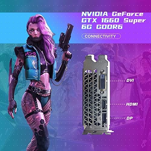 Dell RGB Gaming Desktop PC, Intel I7 3.4Ghz, GeForce GTX 1660 Super 6G GDDR6, 32G Memory, 512G SSD, 3T, WiFi, BT 5.0, RGB Keyboard & Mouse