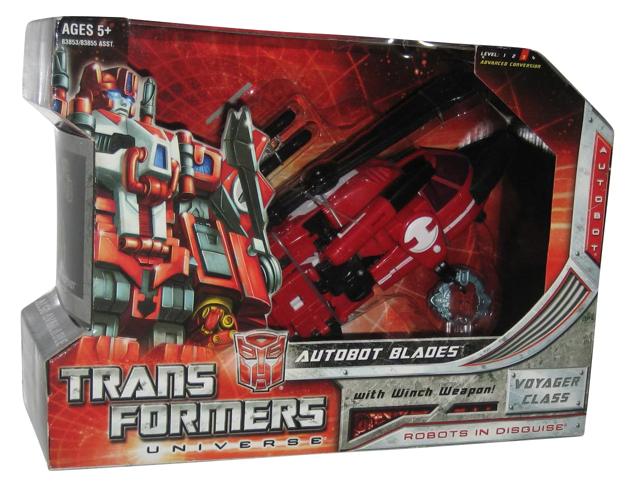 Transformers Universe Autobot Blades (2008) Hasbro Voyager Class Toy Figure - Curated Treasures Market