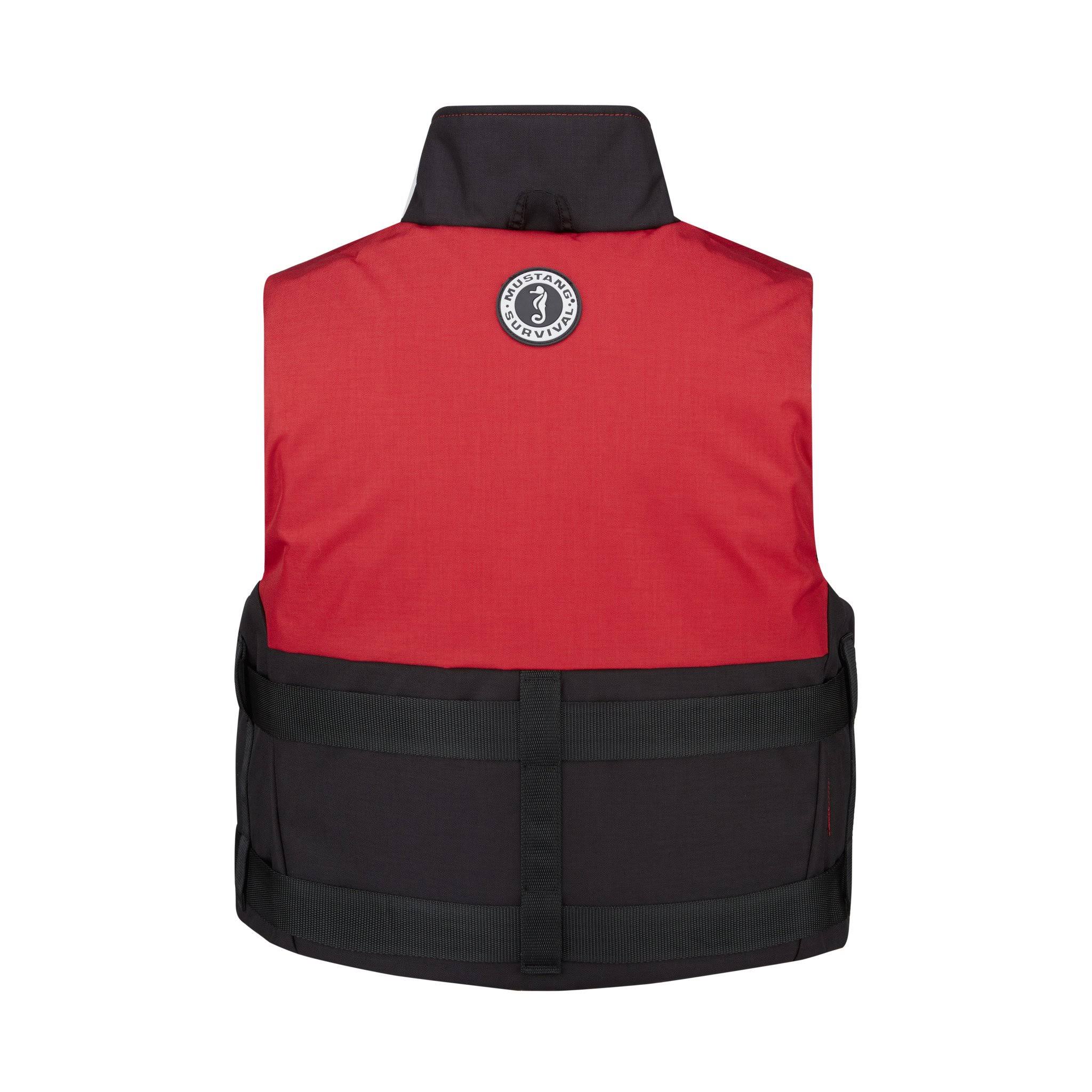 Mustang Survival ACCEL 100 Fishing Vest Red/Black, XL
