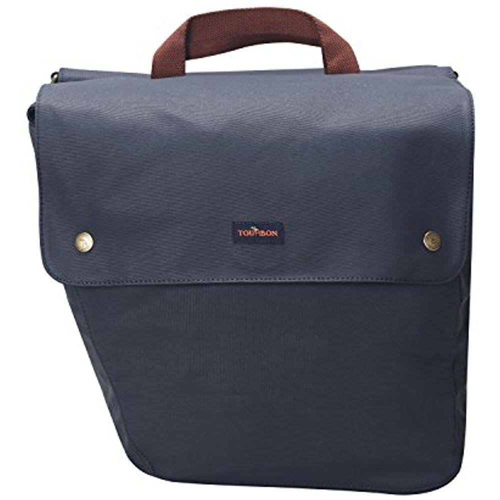 Tourbon Waterproof Canvas Bike Pannier Bag Folding Bicycle Rear Seat