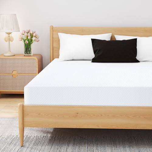 10 Inch Full Size Mattress with Gel Cooling Memory Foam, High-Density Base Foam Mattress with Removable Washable Cover, Certified Safe Foams & Fabric