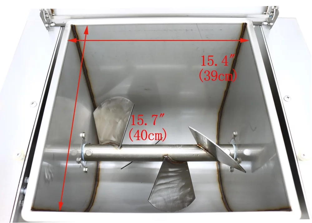 PreAsion Electric Meat Mixer Sausage Food Stir Mixer Stainless Steel