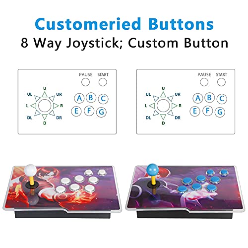 FVBADE [30000 Game in 1] 70S Pandora Box Retro Games Arcade Game Console with Two Separate Host for PC & Projector & TV 3D Games 1-4 Players Category