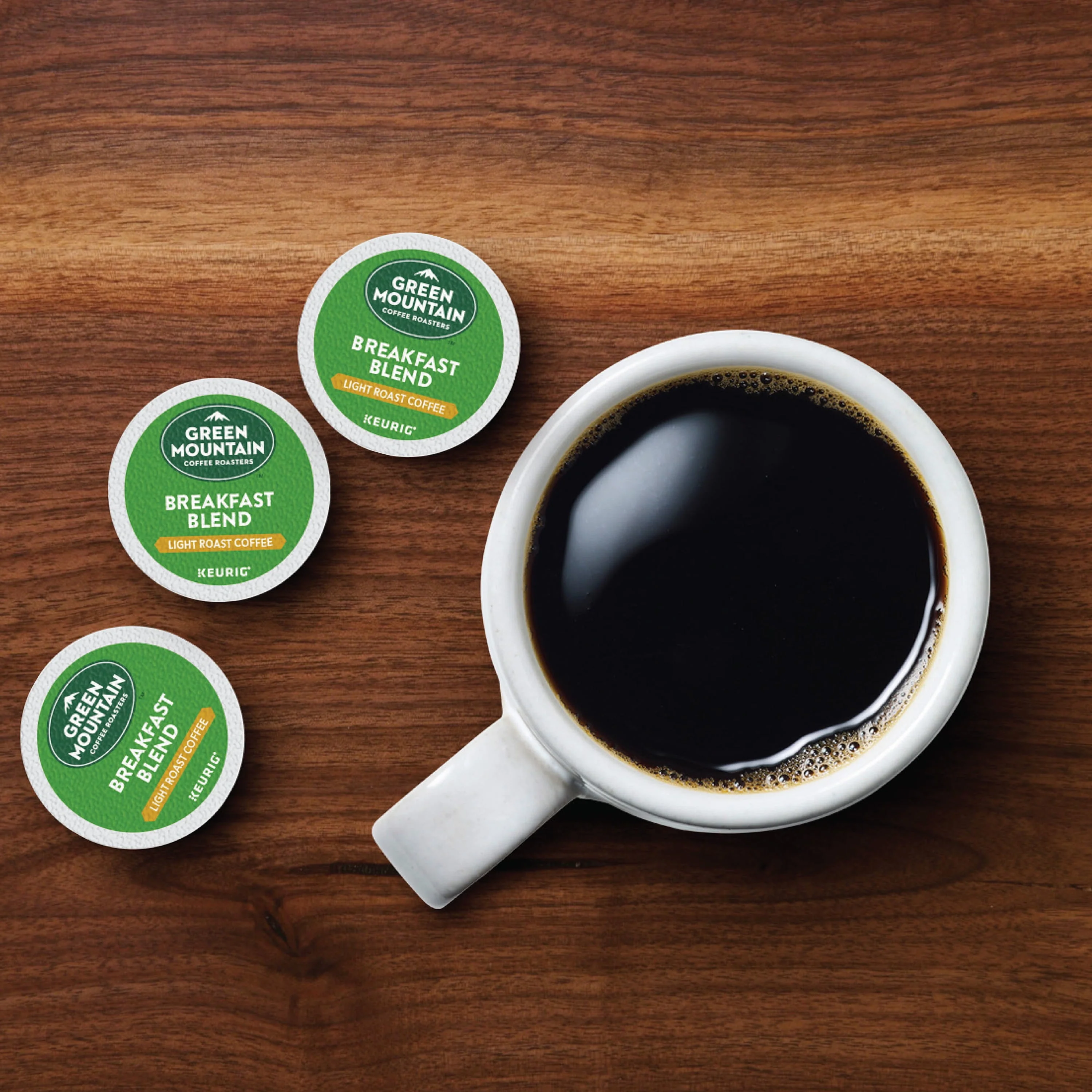 Green Mountain Coffee Roasters, Breakfast Blend Light Roast K-Cup Coffee Pods, 24 Count
