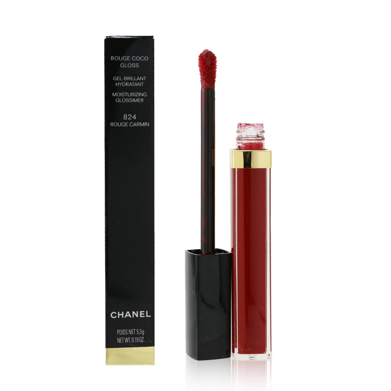 Chanel Rouge Coco Gloss Moisturizing Glossimer - # 806 Rose Tentation  5.5g/0.19oz