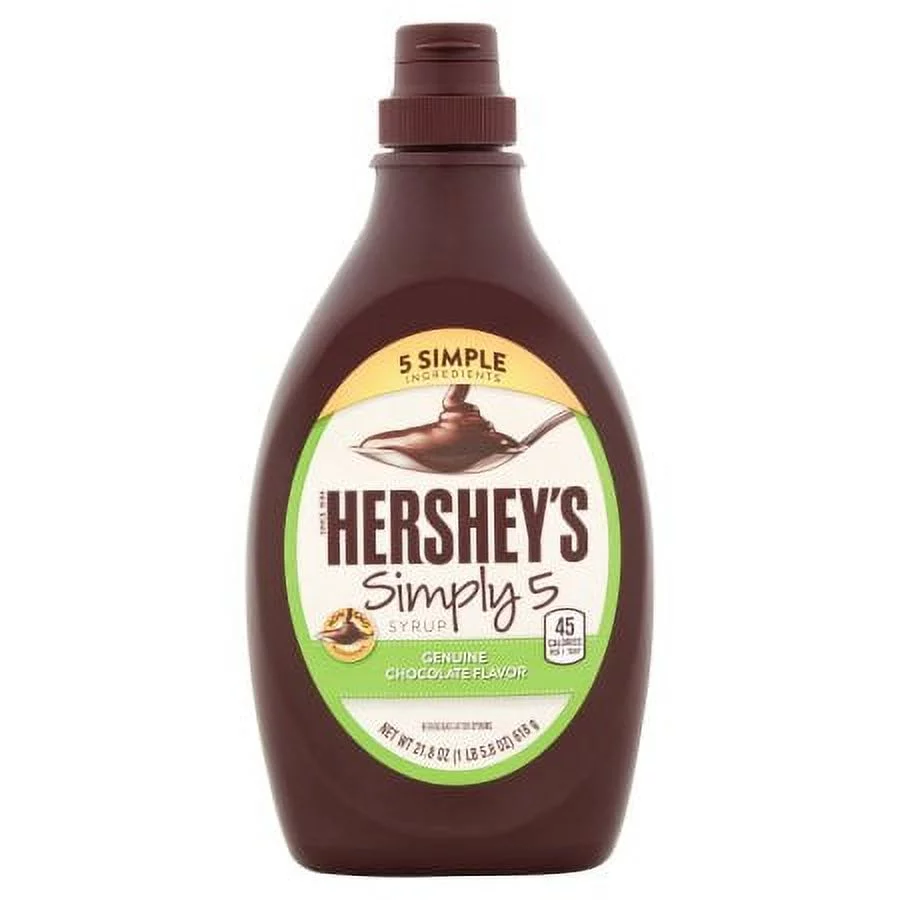 Hershey's Simple 5 Syrup Chocolate Flavor (Pack of 32)