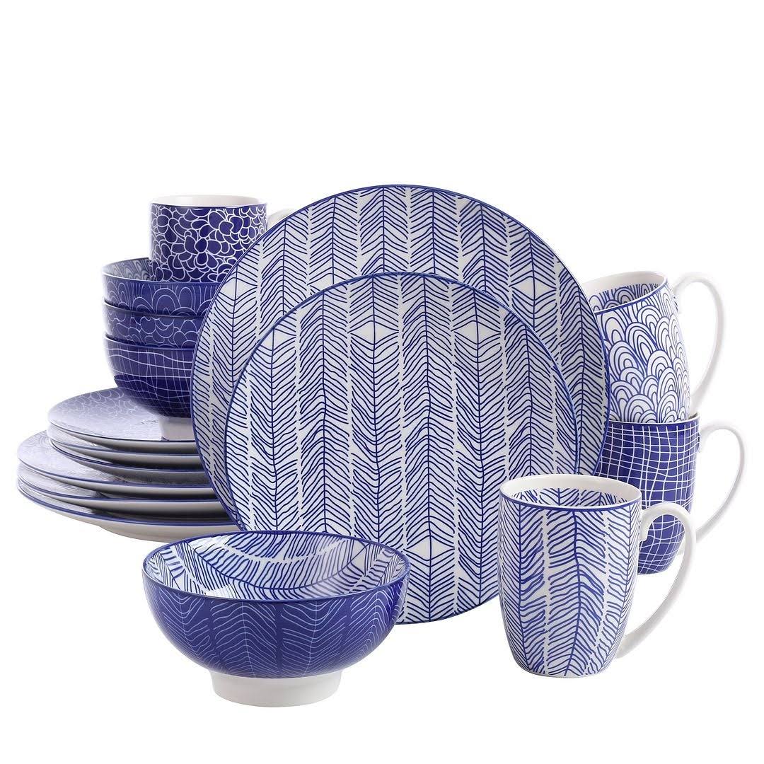 vancasso, Series TAKAKI, 16-Piece Dinnerware Set, Service for 4 - 16 Piece