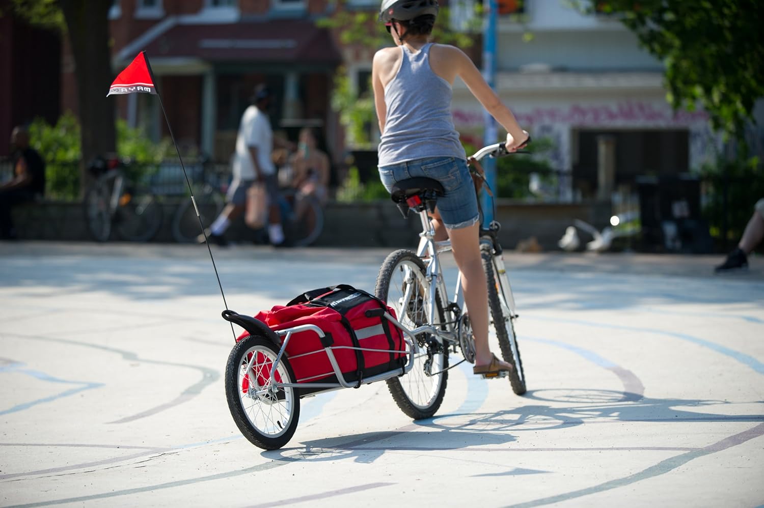 One Wheel Maya Cycle Bike Cargo Trailer