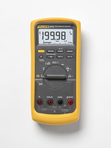 Fluke 87V/IMSK Industrial Digital Multimeter with Fluke i400 Current Clamp Kit, Converts 87V Into Clamp Meter, AC Current Measurements Up To 400 A