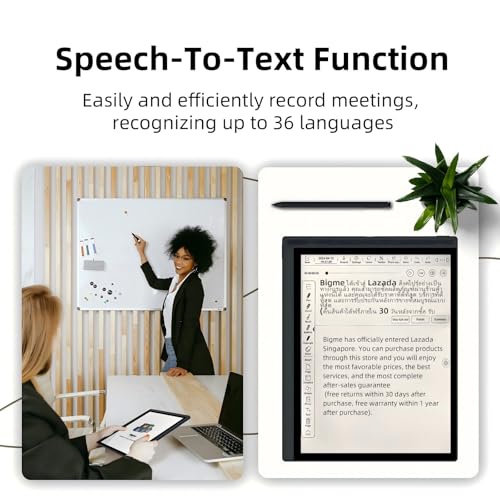 Bigme 10.3" Color E-Ink Read-Write Tablet, ePaper Note Taking Tablet at 5.5mm Thickness