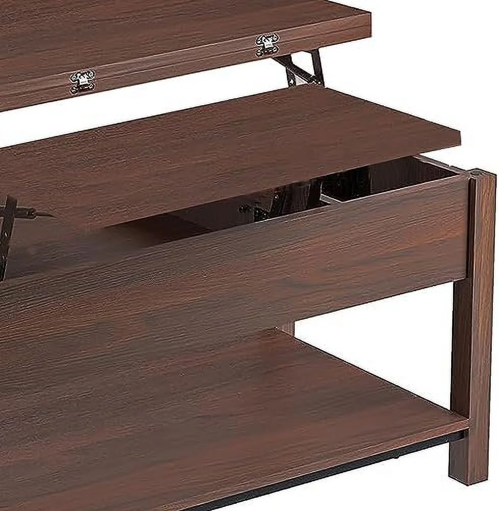 xrboomlife Lift Top Coffee Table  4-in-1 Multi- Convertible Coffee Table with   Coffee Table Converts to Dining Table for Living Room Reception Room