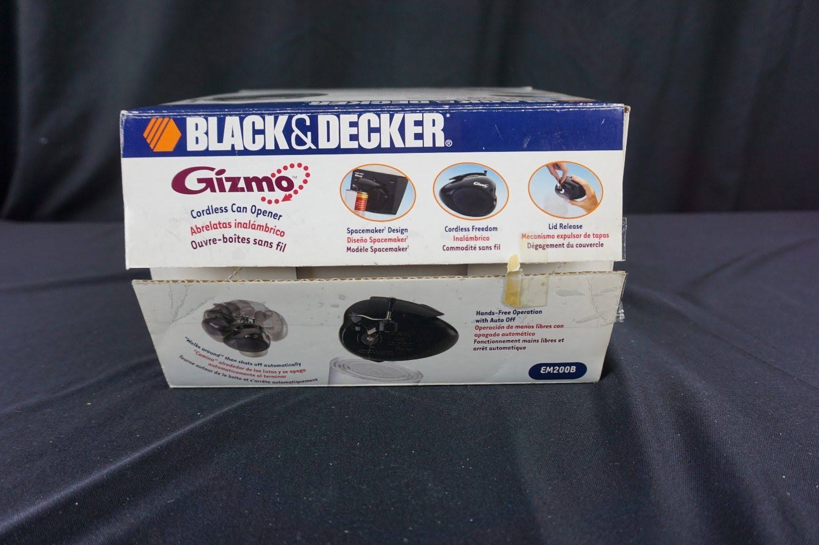 Black u0026 Decker GC200B Gizmo Electric Can Opener, Black