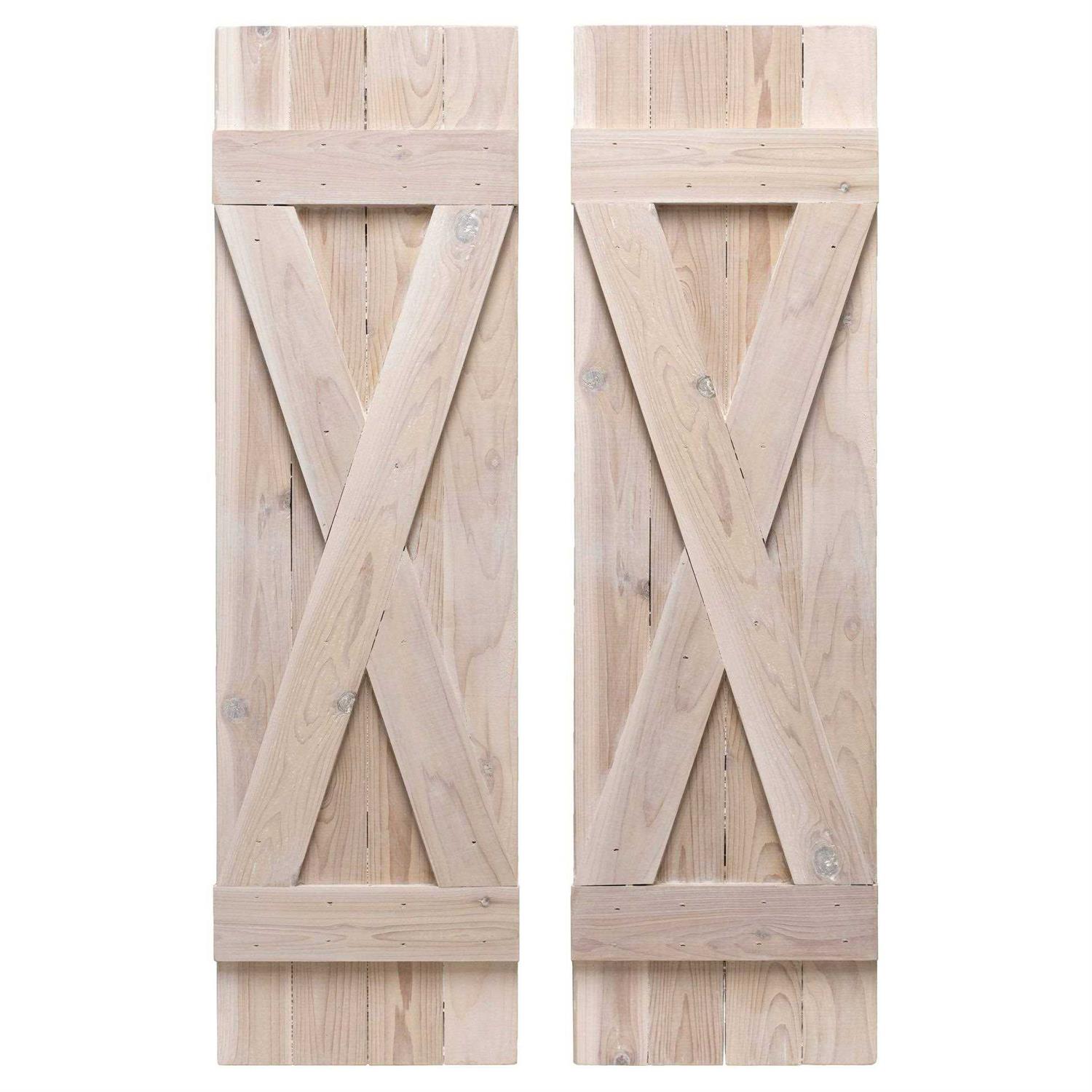 Dogberry Collections x Board Batten Extrior Shutters Pair
