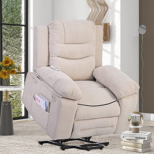 Massage Recliner,Power Lift Chair for Elderly with Adjustable Massage and Heating Function