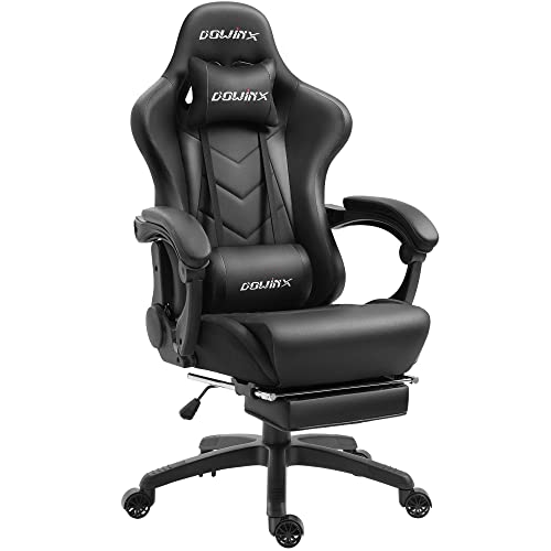 Dowinx Gaming Chair Ergonomic Racing Style Recliner with Massage Lumbar Support