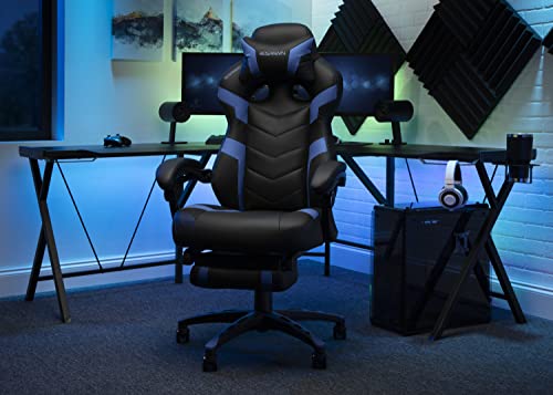 RESPAWN 110 Pro Gaming Chair - Gaming Chair with Footrest, Reclining Gaming Chair, Video Gaming Computer Desk Chair, Adjustable Desk Chair
