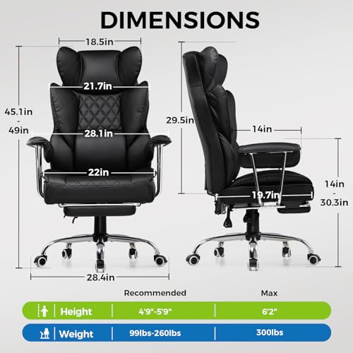 GTRACING Gaming Chair,Office Chair with Pocket Spring Lumbar Support