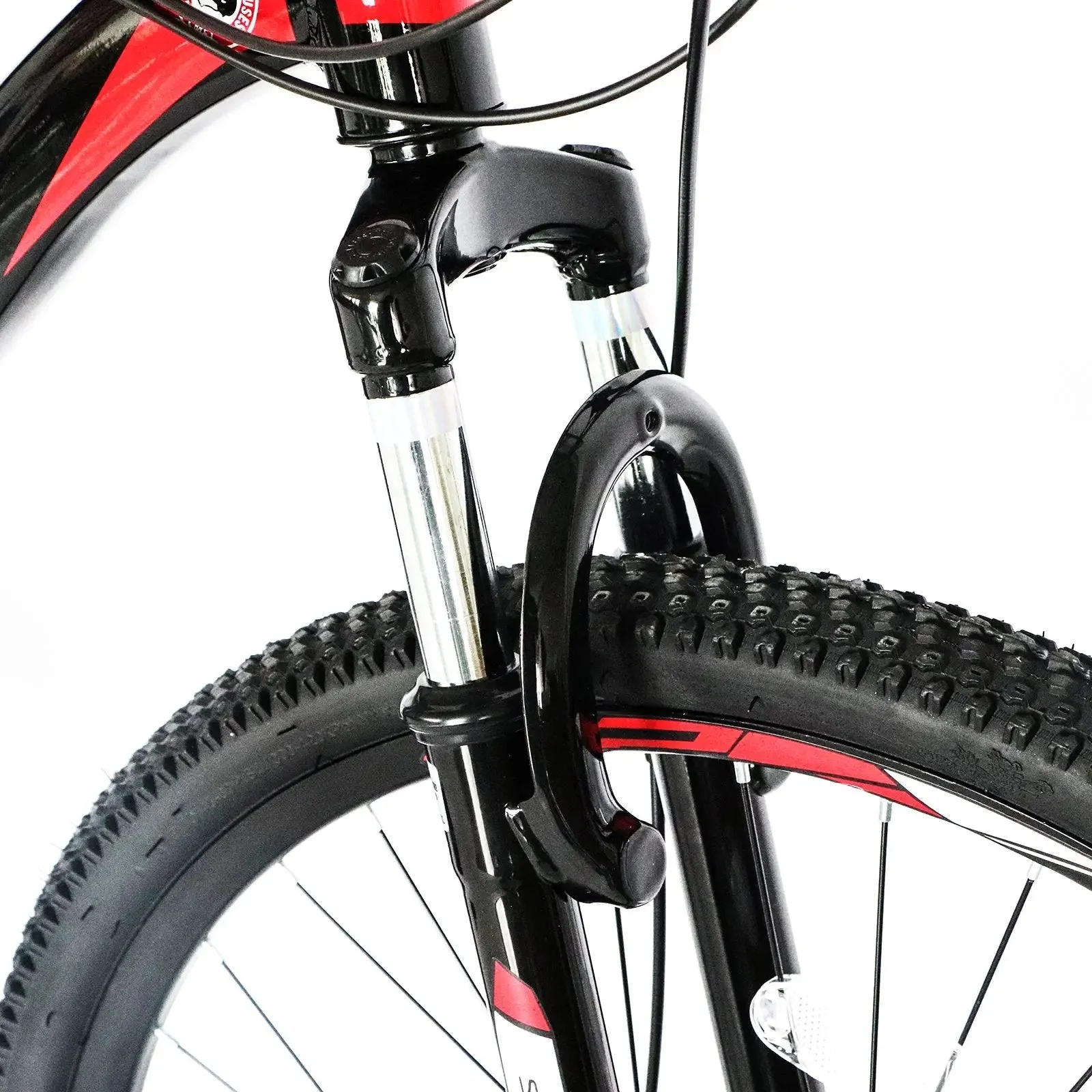 26 Inch 21 Speed Explorer Red Black Mountain Bike