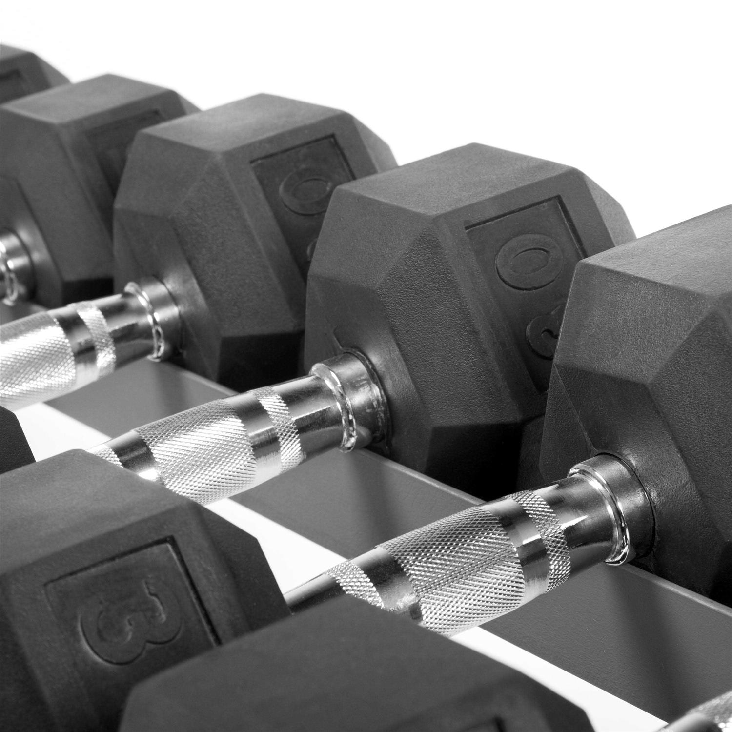XMark 2-Tier Dumbbell Rack Heavy Duty Storage for Free Weights - Sports Supplies Online Store