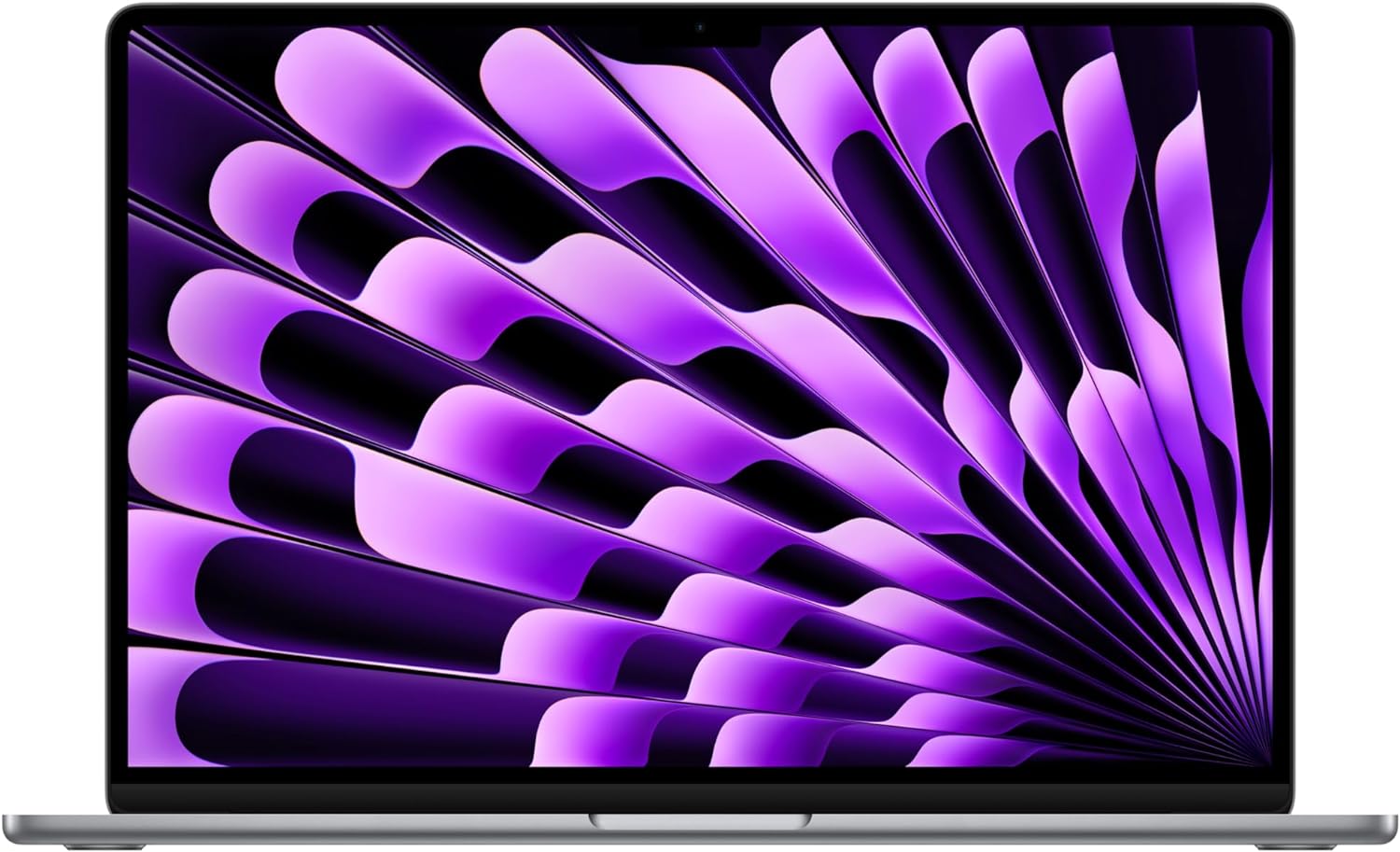 Apple 2024 MacBook Air 15-inch Laptop with M3 chip, 16GB Unified Memory, 256GB SSD Storage, Space Gray - Z1BP0006M