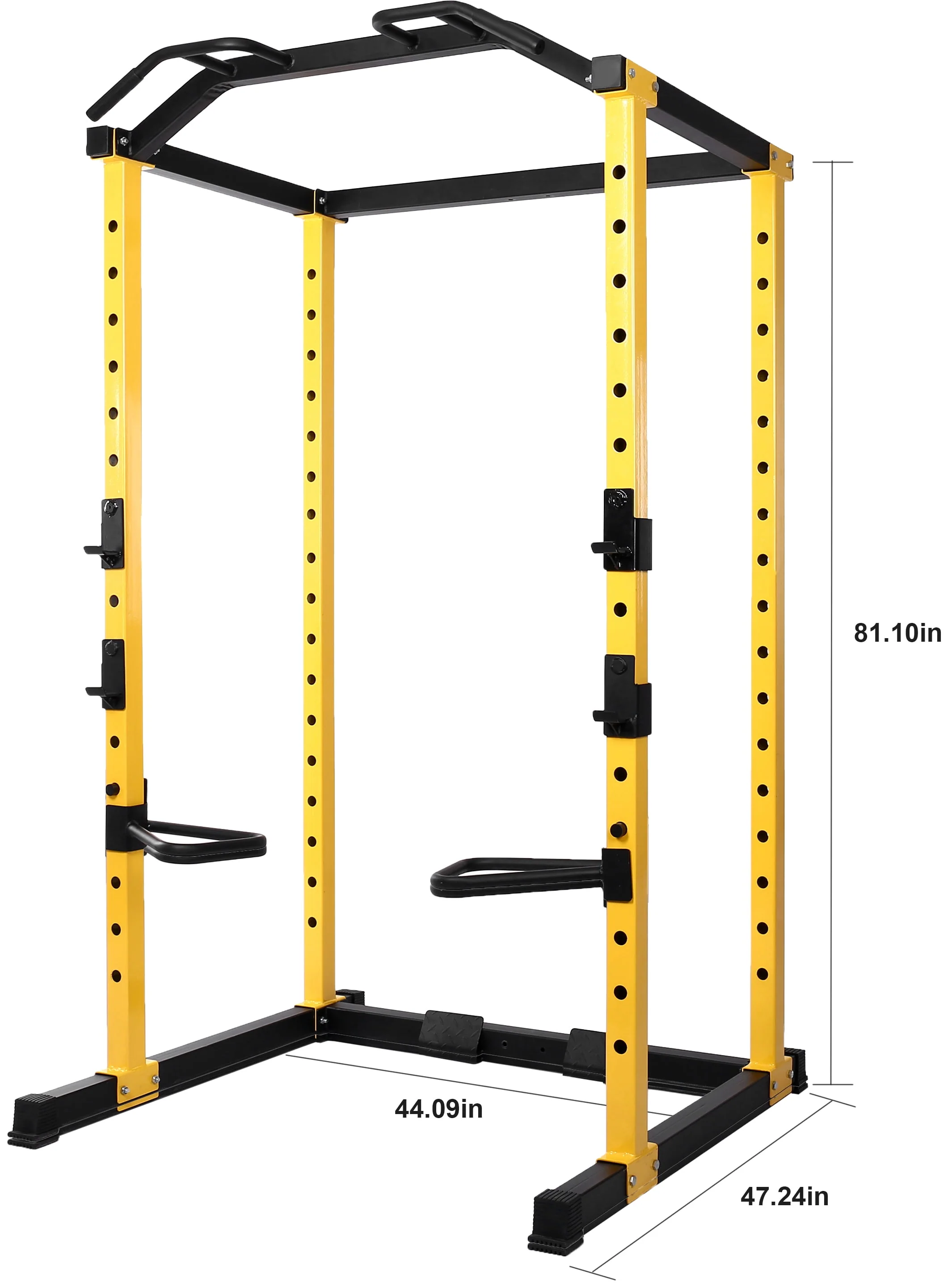 BalanceFrom PC-1 Series 1000lb Capacity Multi-Function Adjustable Power Cage Power Rack with Optional Lat Pull-down and Cable Crossover