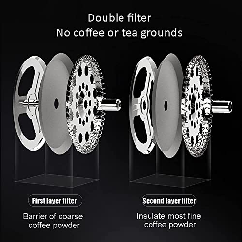 coffee machines French Press Coffee Maker with Double Triple,Heat Resistant Borosilicate Glass,Stainless Steel Filter,for Home And Office