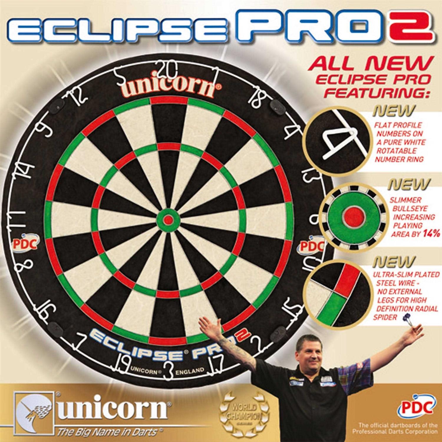 Unicorn Eclipse Pro Dartboard - Sports Supplies Online Store
