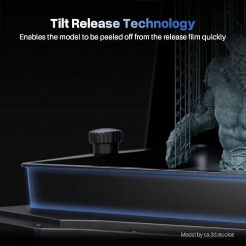 ELEGOO Saturn 4 Ultra 16K Resin 3D Printer with 10" 16K Mono LCD and Flip-up Lid, Smart Tank Heating at 30 ｰC, 150mm/h High Speed Printing