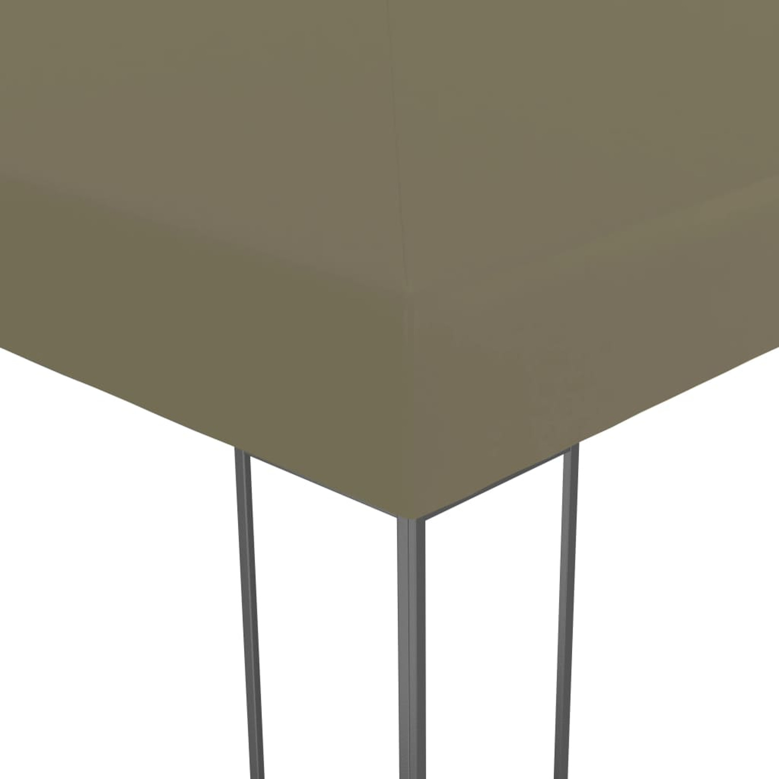 Carevas Garden Marquee 9.8'x9.8' Taupe 0.6 ozft²