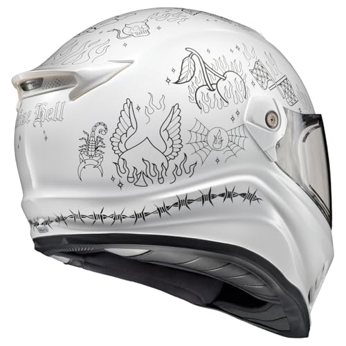 ScorpionEXO Covert FX Full Face Adult Motorcycle Helmet Street Fighter Style with Bluetooth Ready Speaker Pockets DOT ECE 22.06 Approved Unisex