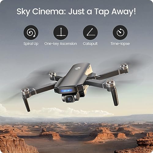 Holy Stone GPS Drone with 4K UHD Camera for Adults Beginner; HS360S 249g Foldable FPV RC Quadcopter with 10000 Feet Control Range, Brushless Motor