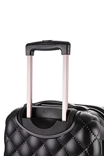 Rockland Melbourne Hardside Expandable Luggage with Spinner Wheels, 2TONENAVY, 2 Piece (20/28)