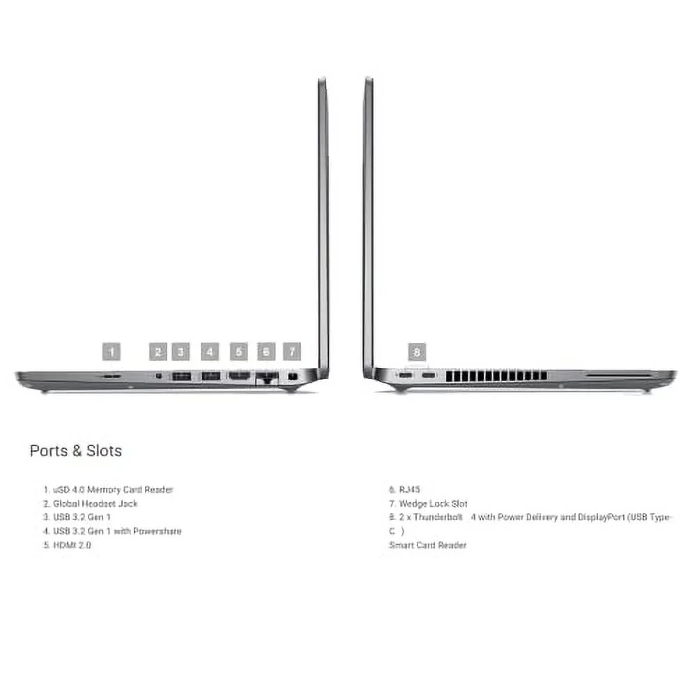 Dell Latitude 5000 Series 5430 Business Laptop, 14” FHD Display, Intel Core i5-1245U Processor, 16GB RAM, 512GB SSD, Wi-Fi 6, Backlit KB, FP Reader