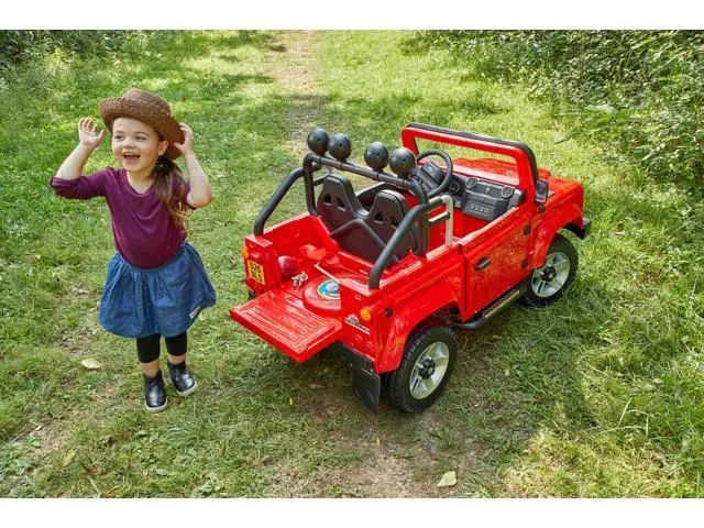 Huffy Land Rover 12V Electric Ride on Truck for Kids - Red