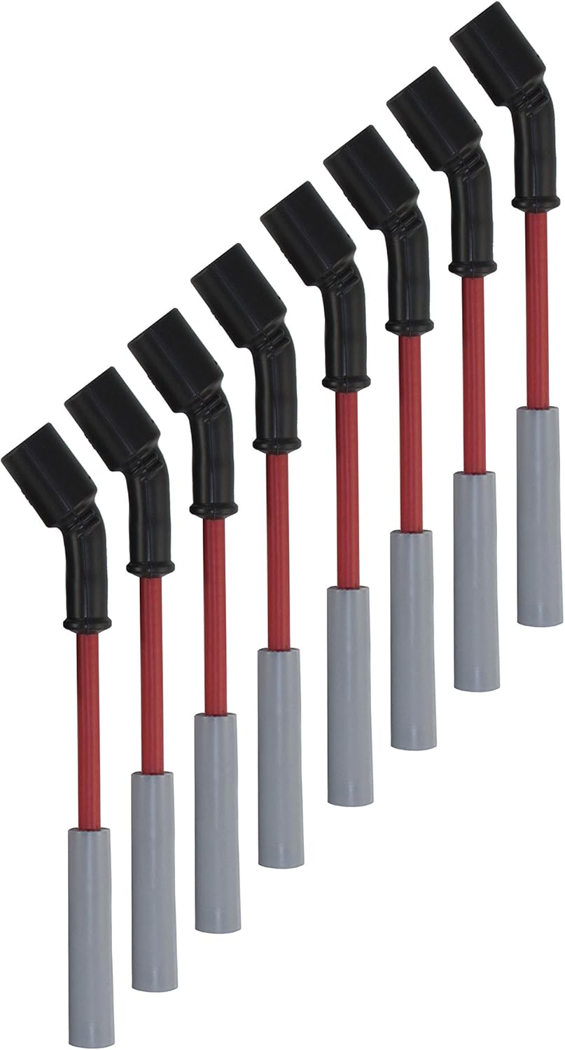 HINSON Red LSx Car Performance V8 Spark Plug Wire Set LS1 LS2 LS3 LS6 LS7 LSA Pack of 2