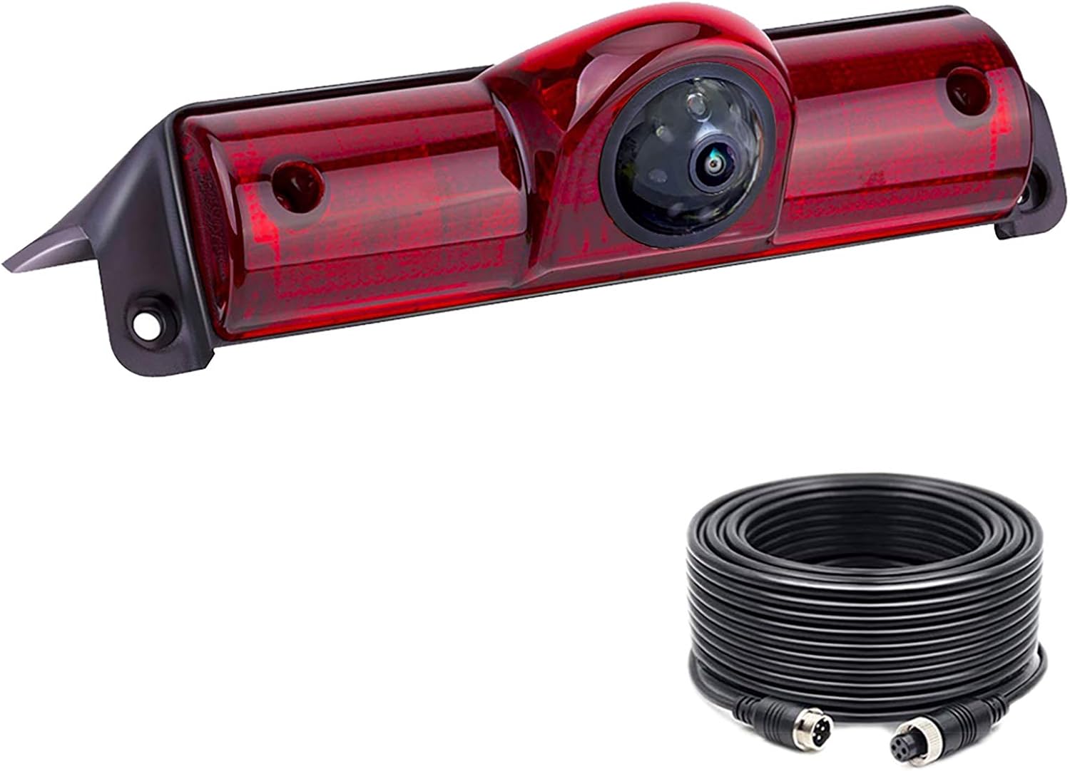 Videosystem Rear View Camera Backup Camera Replacement for Chevy Express GMC Savana Cargo Van Transporter/Savana Explorer 2003-2018 Year Third Brake