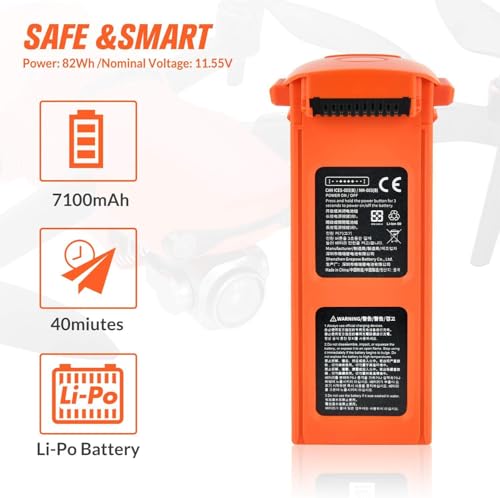 Autel Robotics EVO 2 Battery 7100 mAh 11.55V Smart Battery for EVO II/EVO II Pro/EVO 2 Enterprise/RTK/EVO 2 Dual 640T Drones(V2 & V3), 2025 N-e-w