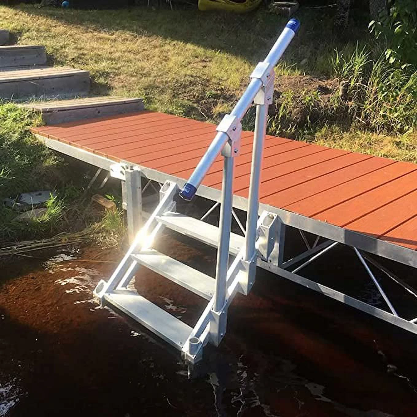 Patriot Docks Stairs, 2 Step (1 Handrail)