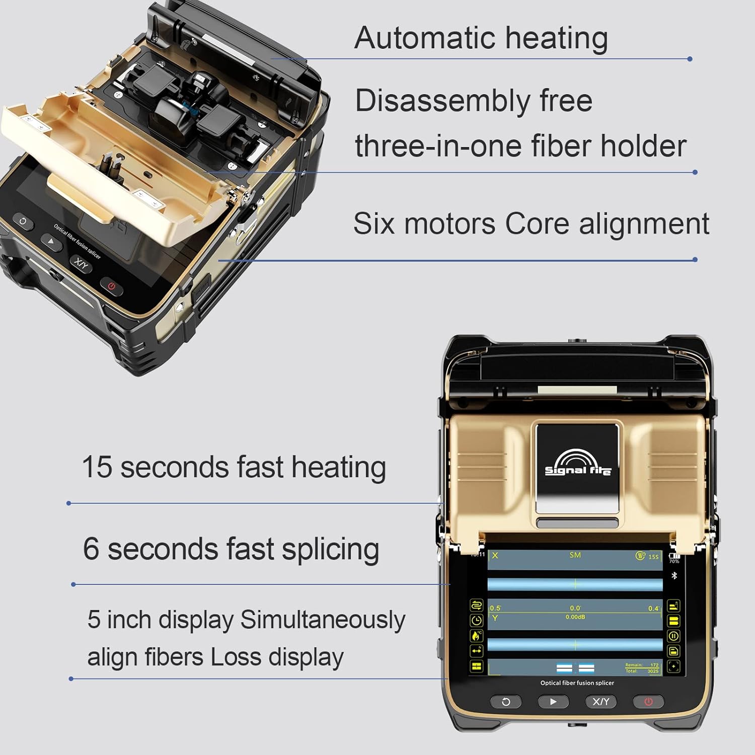 Fiber Fusion Splicer AI-8C